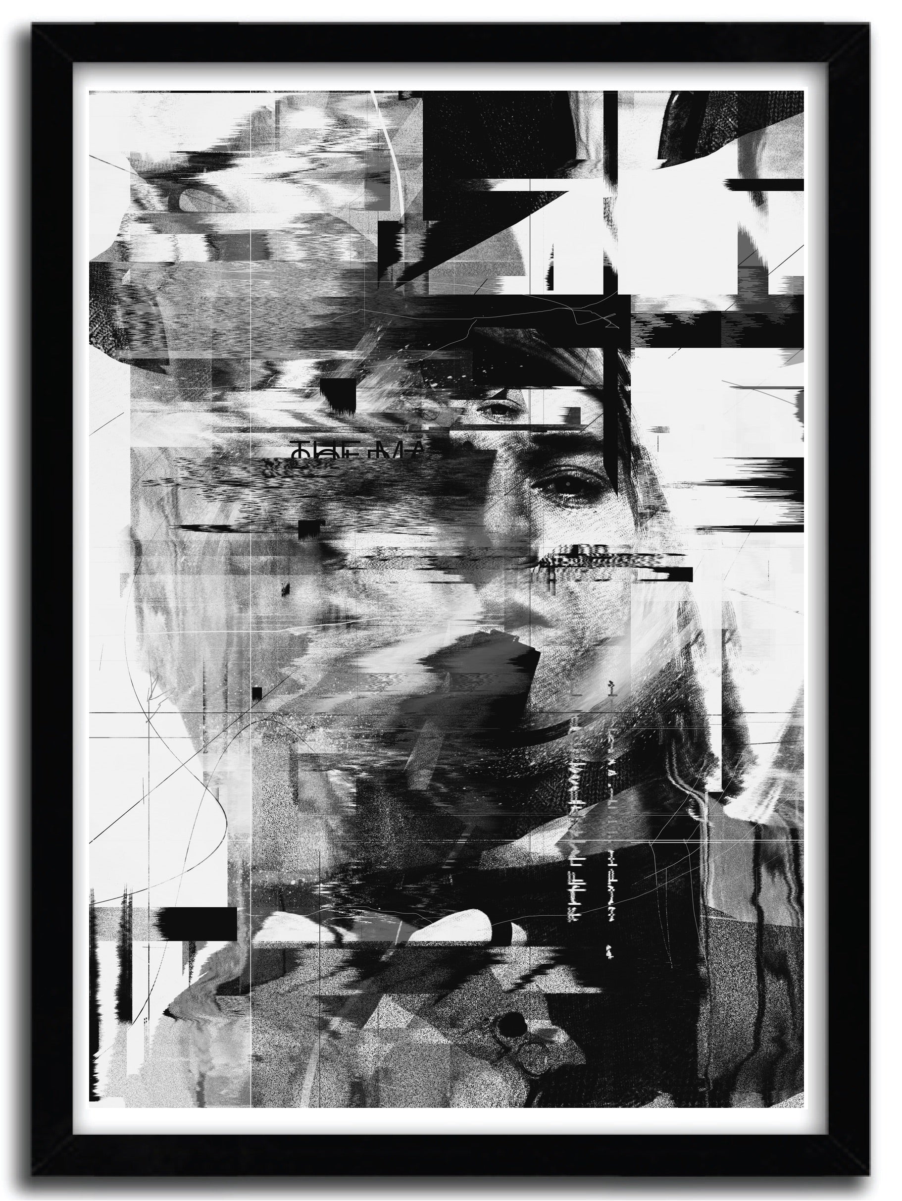 Affiche artistique de Kurt Cobain par Nicebleed, imprimée sur papier fine arts avec des encres d’archives, numérotée et signée.