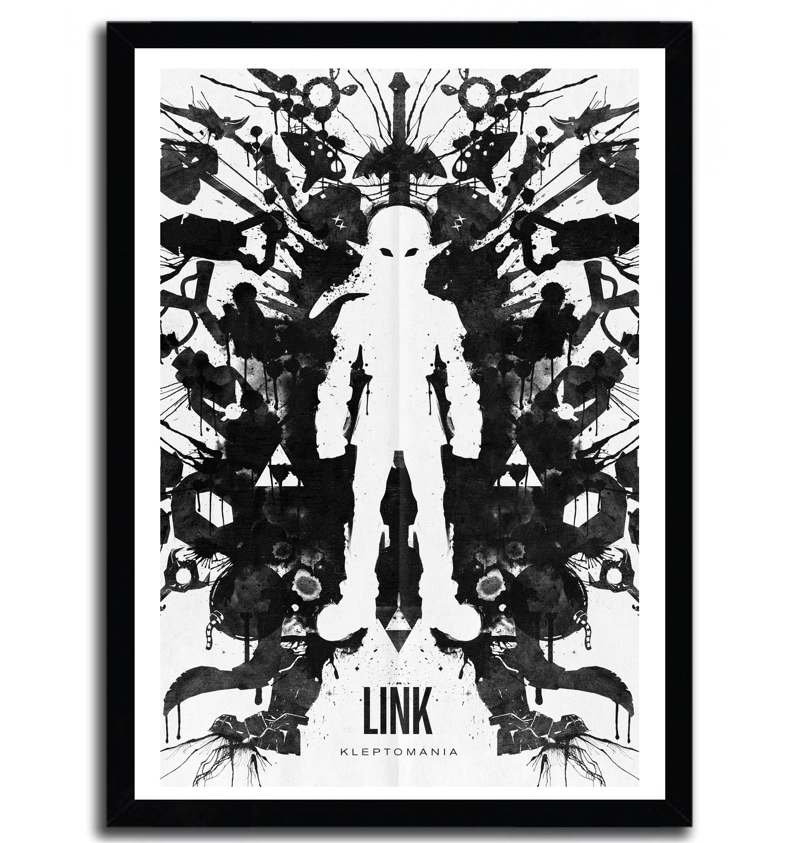 Affiche link blot by Barrett Biggers, a limited edition art print on fine arts paper, showcasing vibrant colors and intricate details.