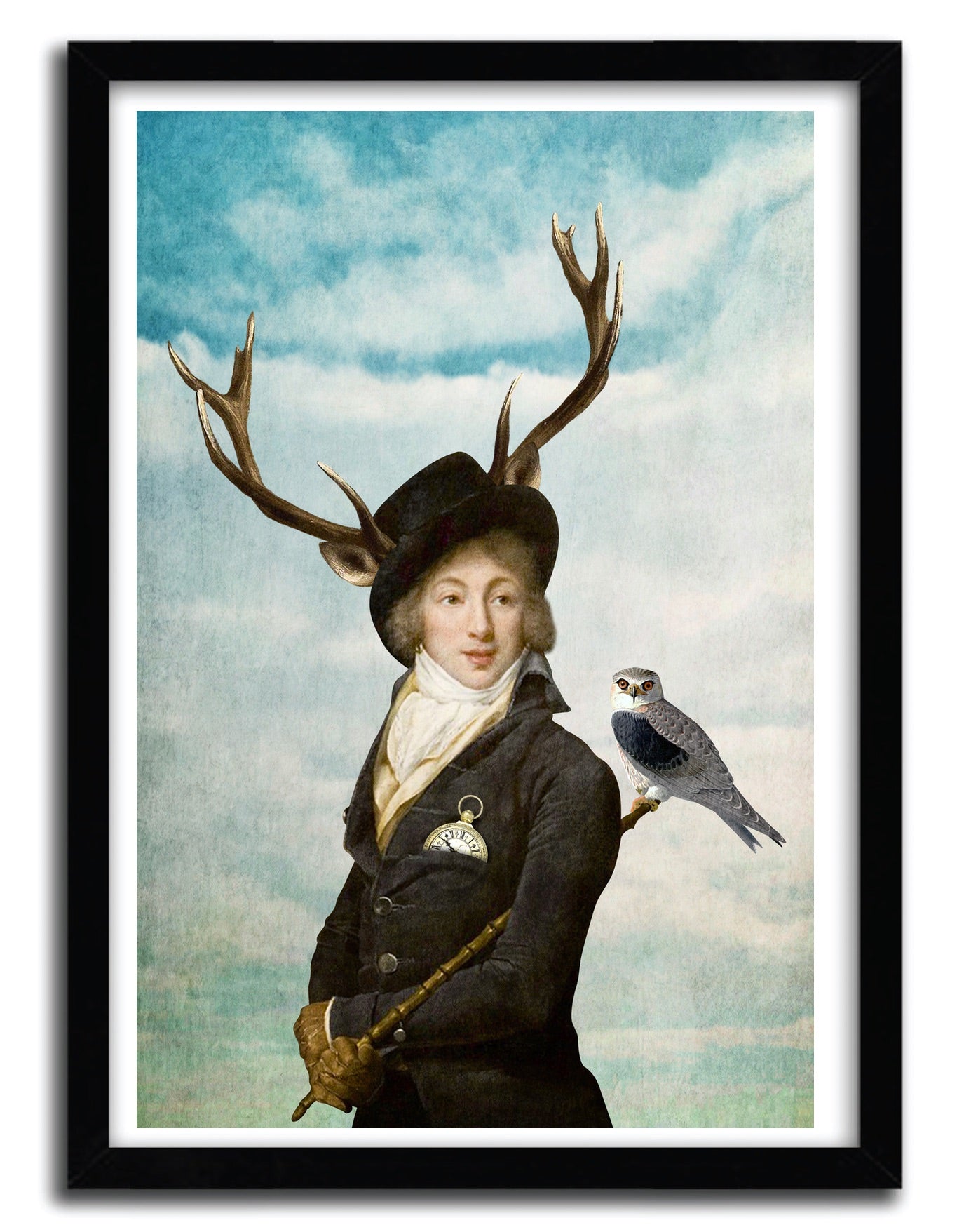 Affiche Mr Auguste by DIOGO VERISSIMO, a limited edition art print on fine arts paper, showcasing vibrant colors and intricate details.