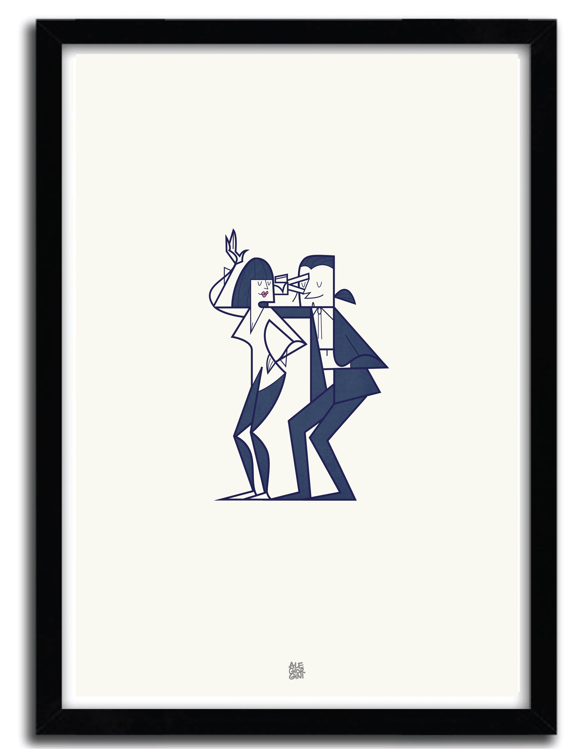 Affiche Pulp par Ale Giorgini, imprimée sur papier fine arts, avec des couleurs vibrantes et un design captivant.
