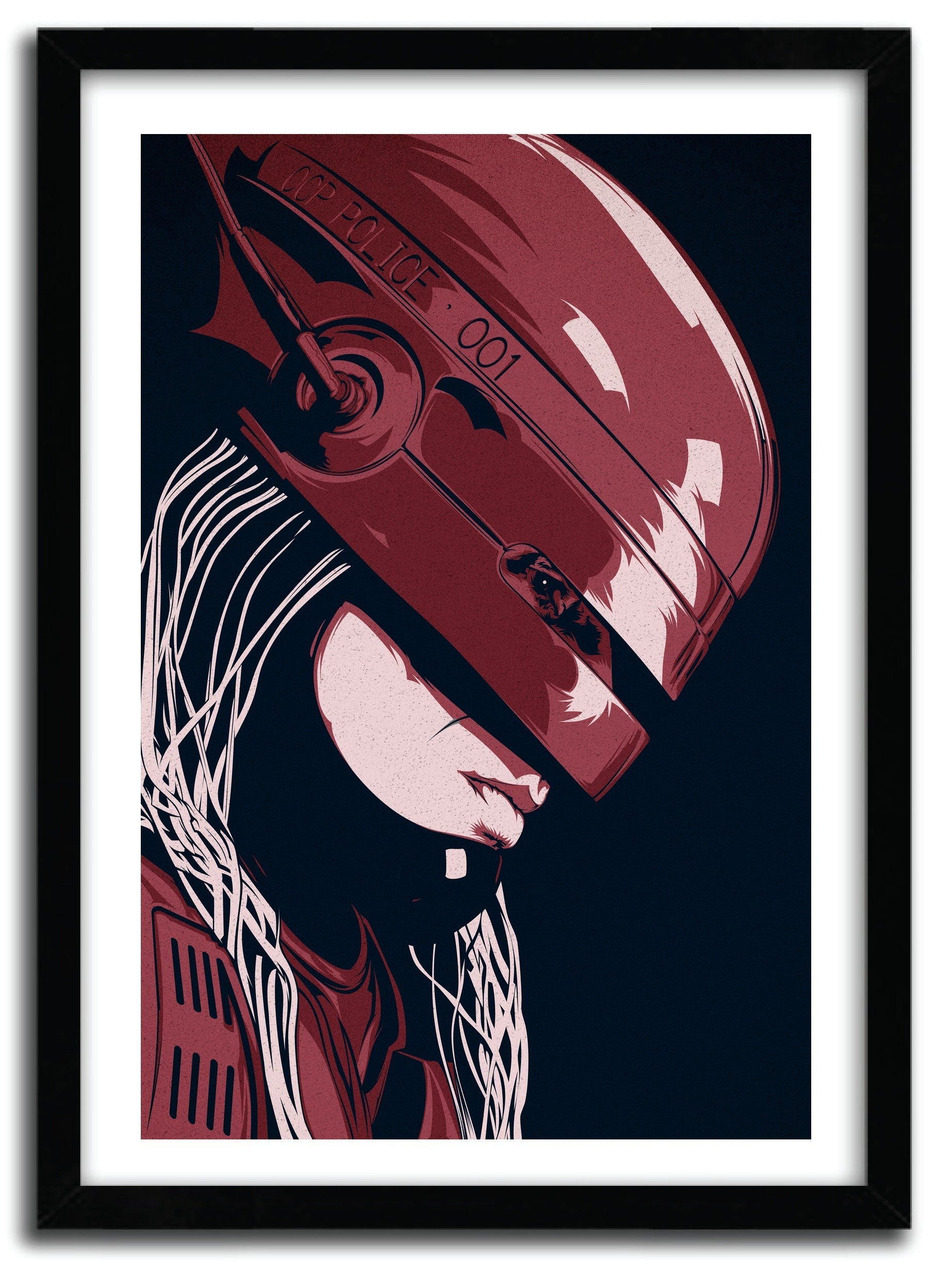 Affiche ROBOCOP by CRANIODSGN, a limited edition art print on fine arts paper featuring vibrant colors and a unique design.