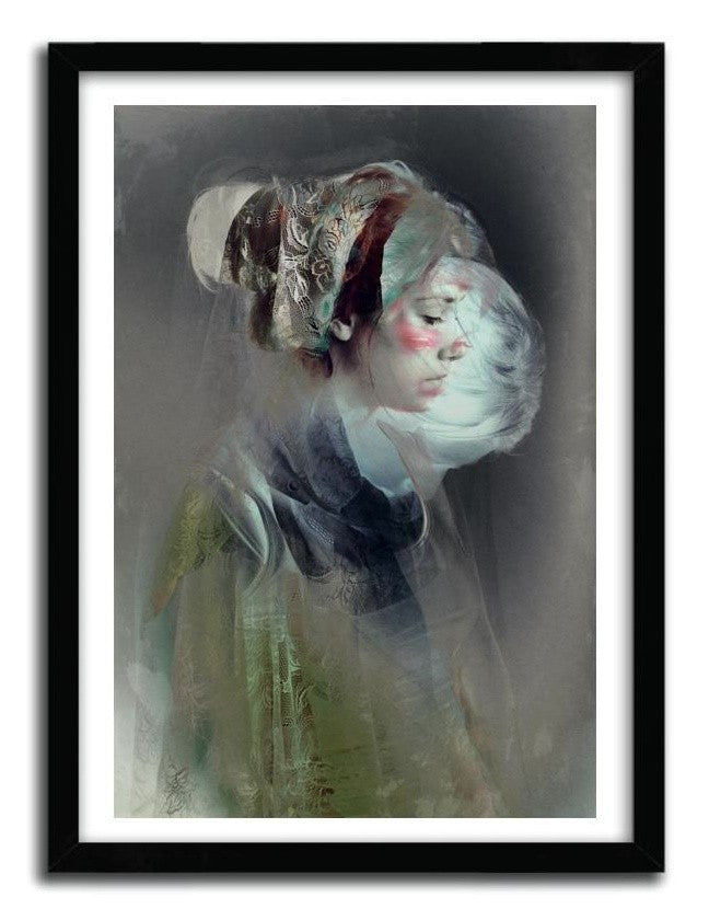 Affiche SELF PORTRAIT by Feline Zegers, a limited edition art print on fine arts paper, showcasing vibrant colors and intricate details.