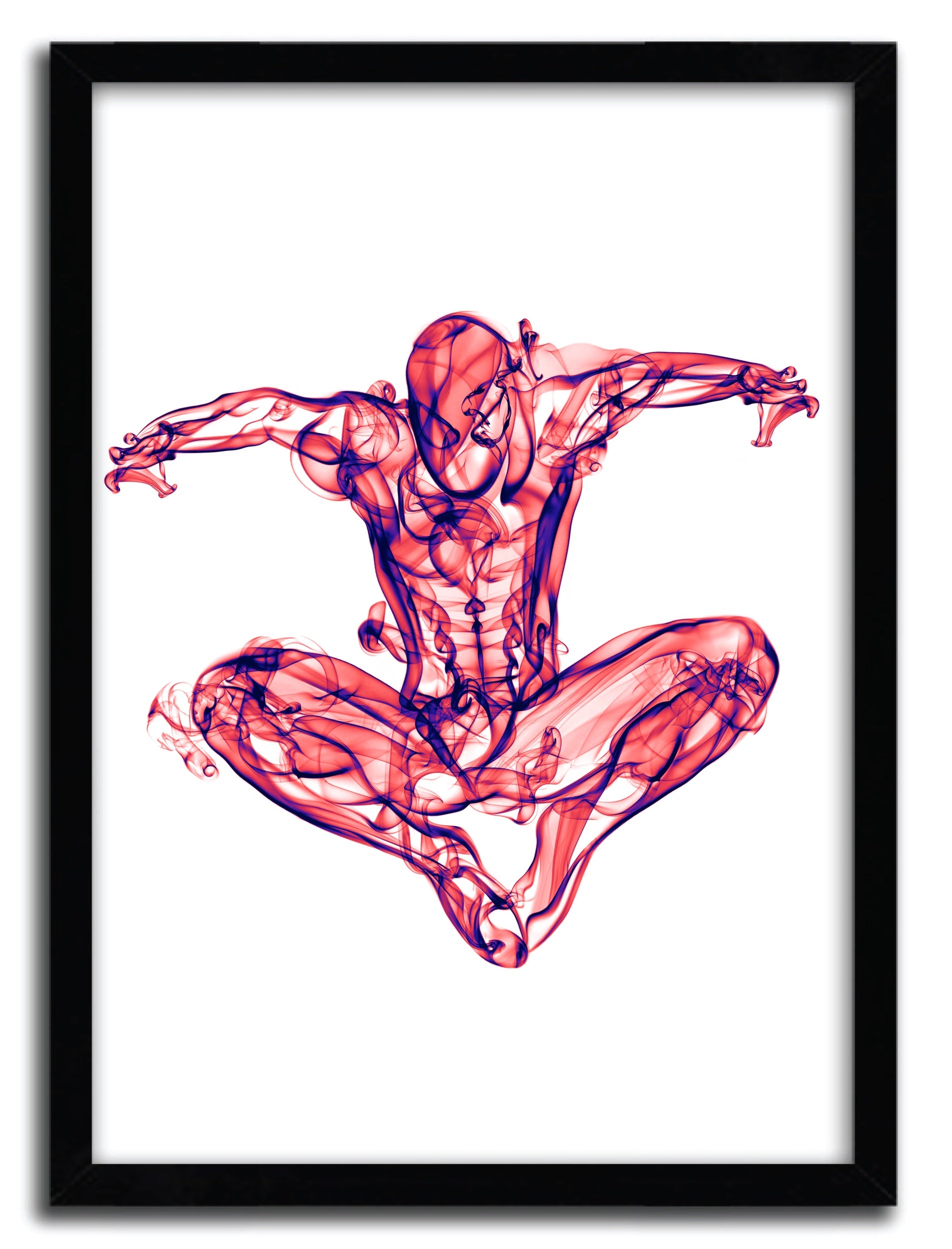 Affiche Spiderman par Octavian Mielu, imprimée sur papier fine arts, avec des couleurs vives et des détails précis, numérotée et signée.