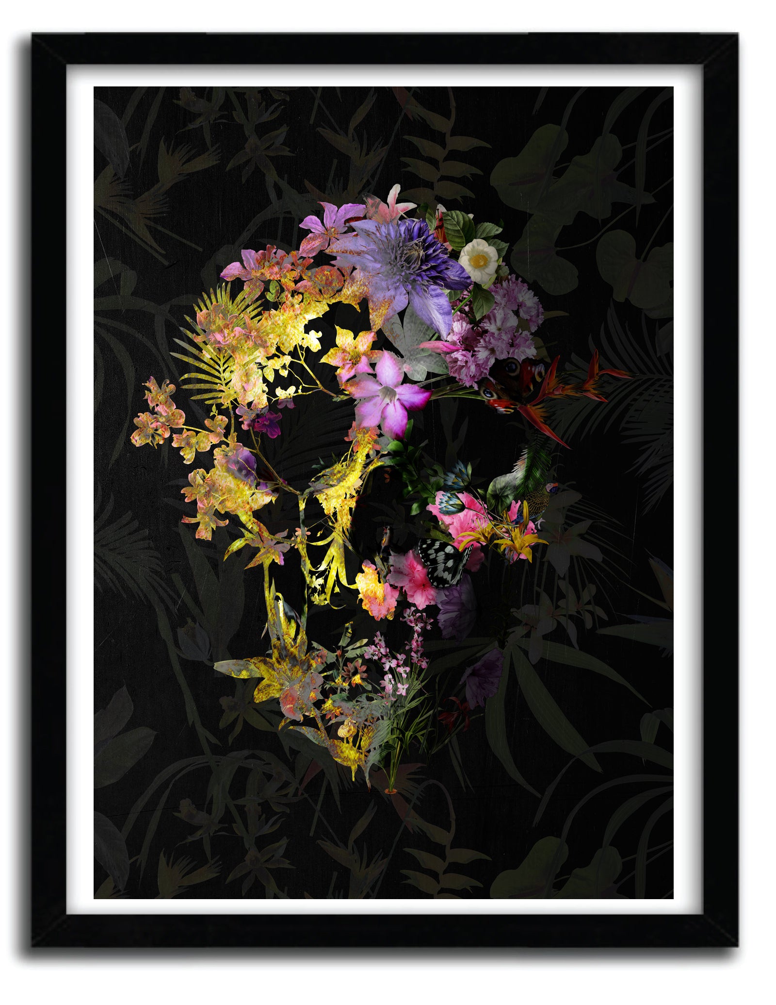 Affiche Spring Skull by ALI GULEC, a limited edition art print featuring a skull design, printed on high-quality fine arts paper.