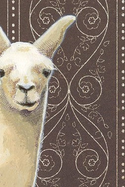 Affiche TAXI LLAMA par JASON RATLIFF, imprimée sur papier fine arts avec des encres d’archives, numérotée et signée.