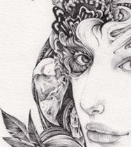 Affiche THE ANSWER by RAF BANZUELA, a limited edition art print on fine arts paper, showcasing vibrant colors and intricate details.