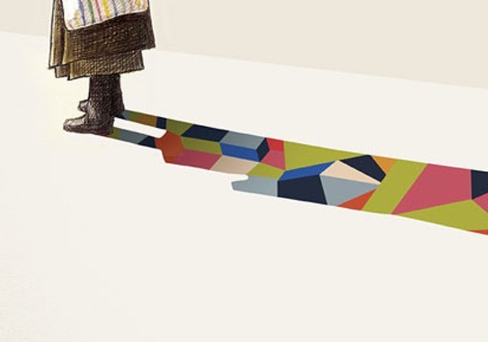 Affiche WALKING SHADOW, OLD LADY by Jason Ratliff, showcasing intricate details and vibrant colors on fine arts paper.