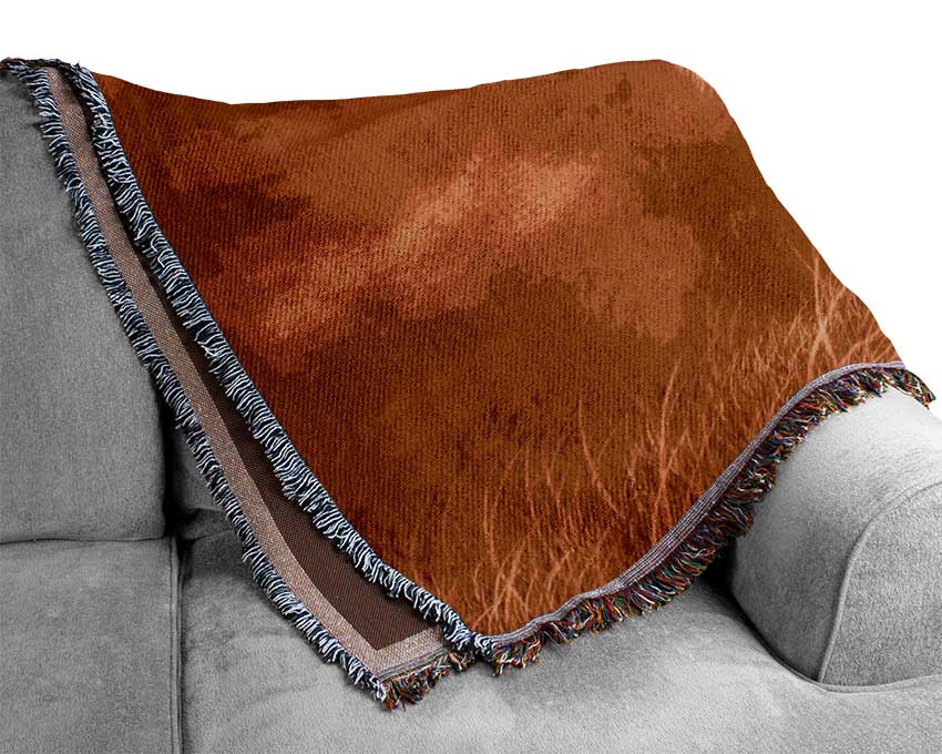 Luxurious African Cheetah throw blanket made from 100% cotton, featuring a thermal weave for breathability and a stylish design.