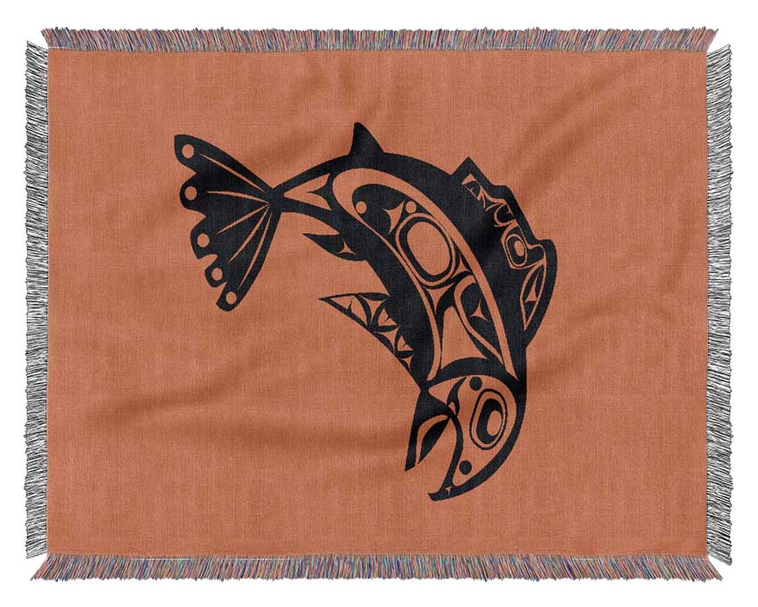 Luxurious African Tribal Art 18 throw blanket made from 100% cotton with a thermal weave, perfect for enhancing home decor.