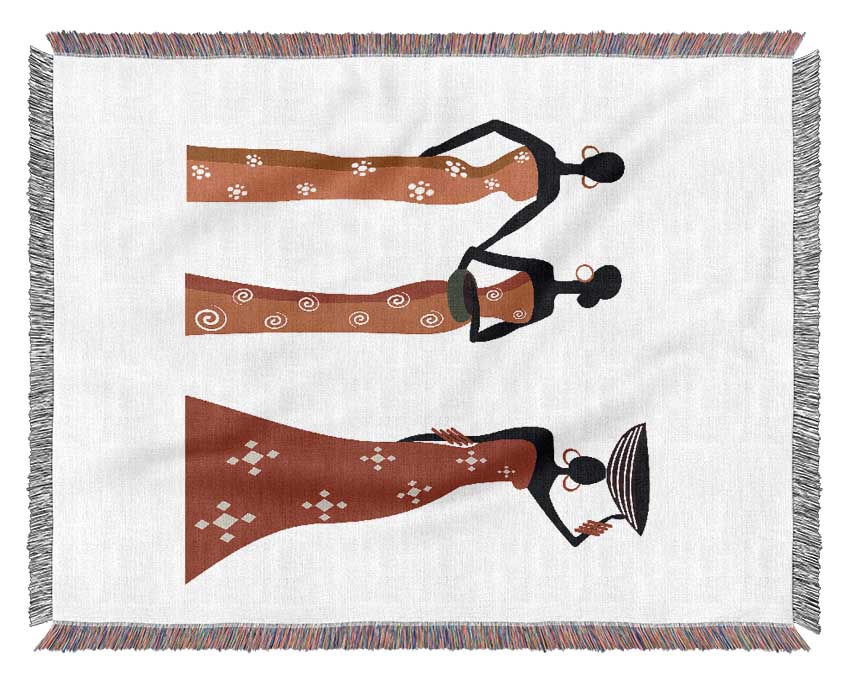 African Tribal Art 27 throw blanket made from 100% cotton with intricate tribal designs, perfect for adding elegance to any room.