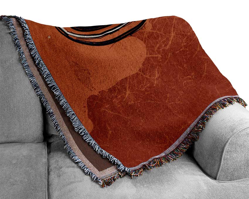 African Tribal Art 8 throw blanket made from 100% cotton with intricate tribal patterns, perfect for bed or couch.