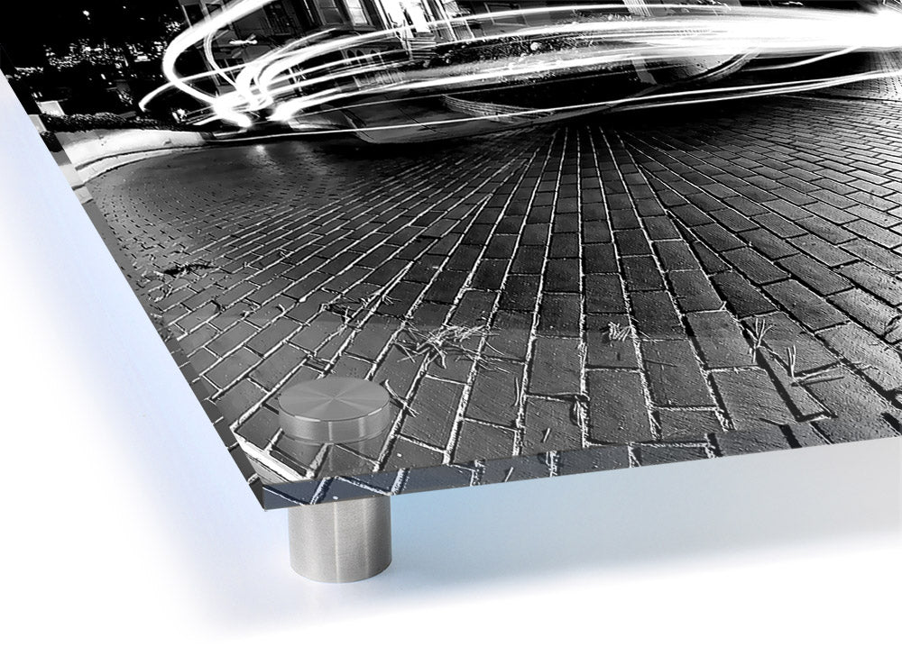 Acrylic print titled 'All His Favorite Curves' showcasing vibrant colors and smooth finish, perfect for wall decor.