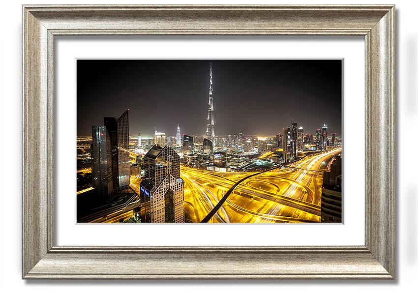 Framed print titled 'All Roads Are Pathed With Gold', showcasing vibrant colors and intricate details, ready to hang.