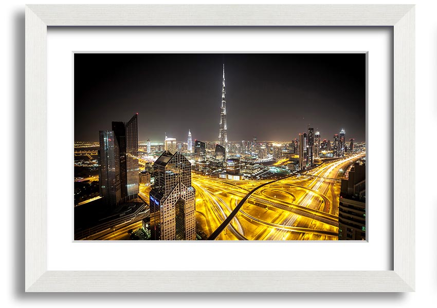 Framed print titled 'All Roads Are Pathed With Gold', showcasing vibrant colors and intricate details, ready to hang.
