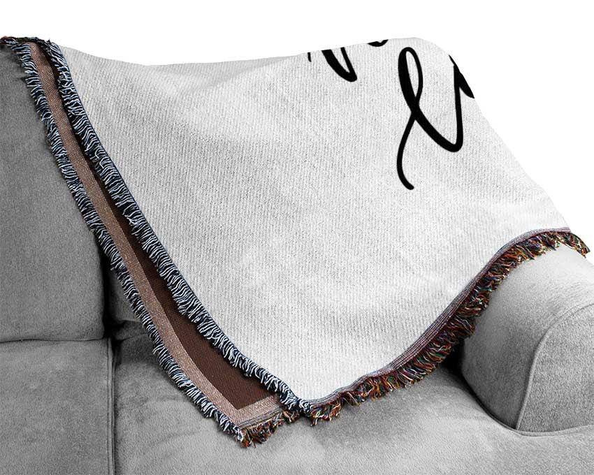 All You Need Is Love 3 throw blanket made from 100% cotton, featuring a luxurious thermal weave design in a classic style.