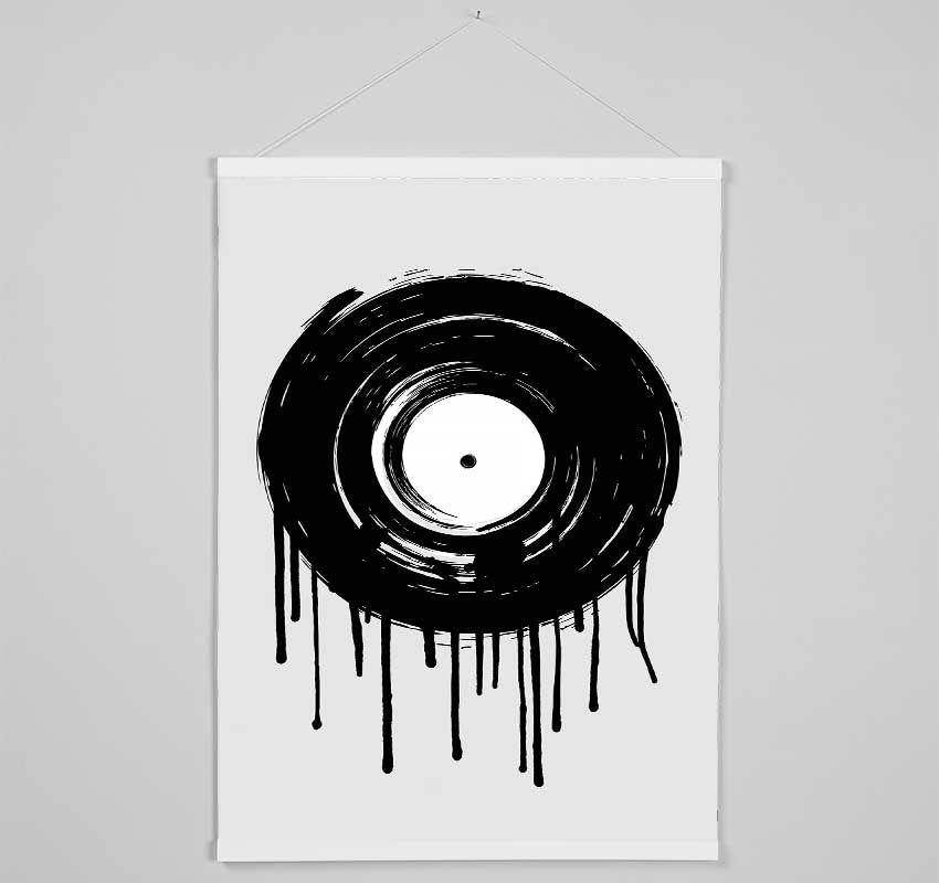 Album Melt wooden poster hangers in black, white, and natural oak, showcasing a sleek design with magnetic fastening for secure print display.