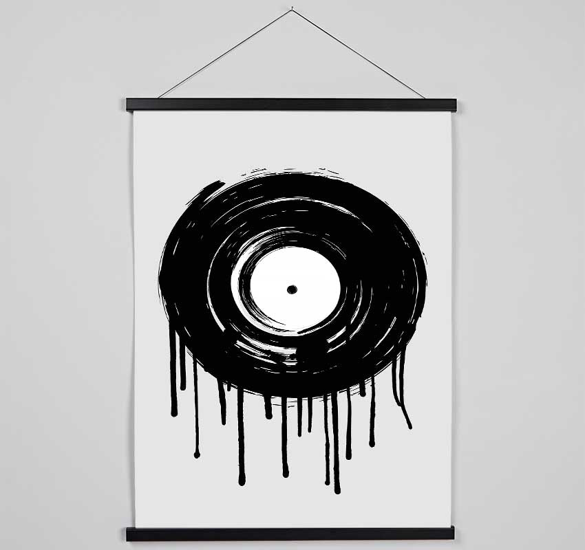 Album Melt wooden poster hangers in black, white, and natural oak, showcasing a sleek design with magnetic fastening for secure print display.