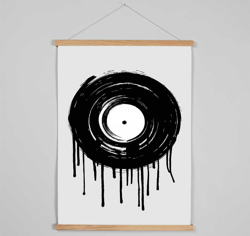 Album Melt wooden poster hangers in black, white, and natural oak, showcasing a sleek design with magnetic fastening for secure print display.