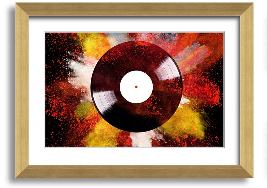 Album Powder framed print in multiple frame colors, handmade in the UK, ready to hang.