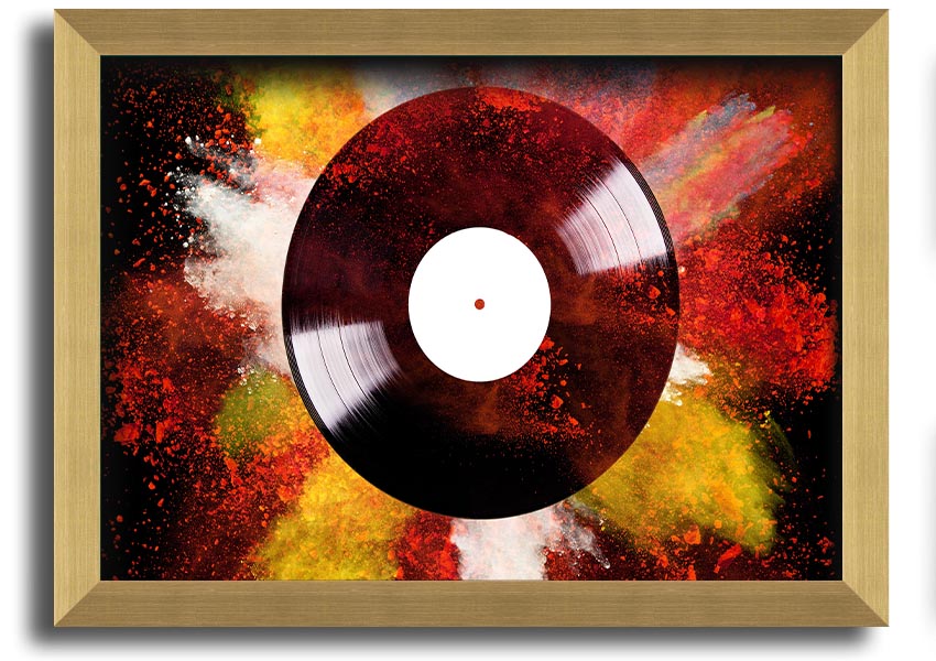 Album Powder framed print in multiple frame colors, handmade in the UK, ready to hang.