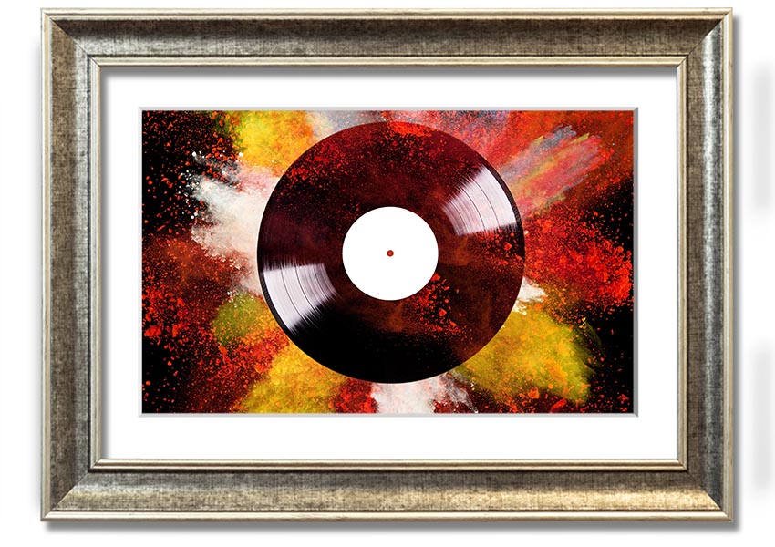 Album Powder framed print in multiple frame colors, handmade in the UK, ready to hang.
