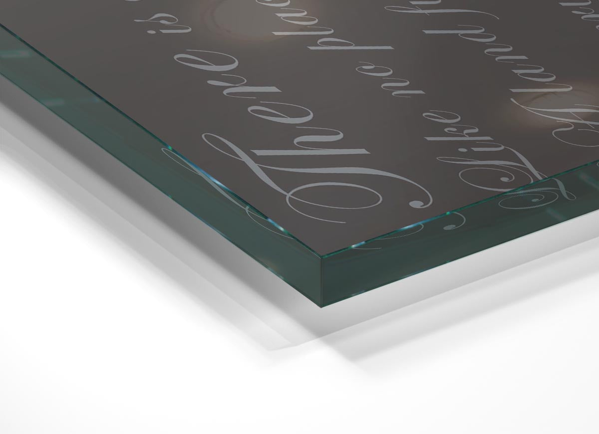 Alice In Wonderland Mad Hatter Chocolate glass print featuring vibrant colors and whimsical design.