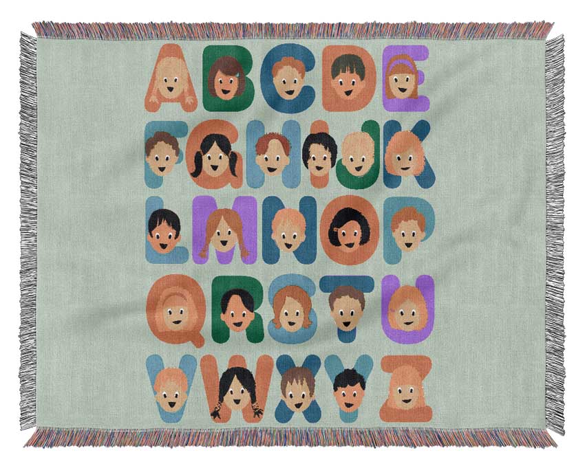 A soft and cozy baby blue blanket made from 100% cotton, featuring a thermal weave design, perfect for children and nursery decor.