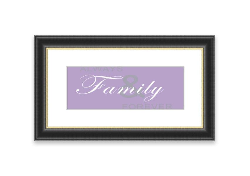 Always And Forever Lilac framed print featuring delicate lilac flowers, available in various frame colors.