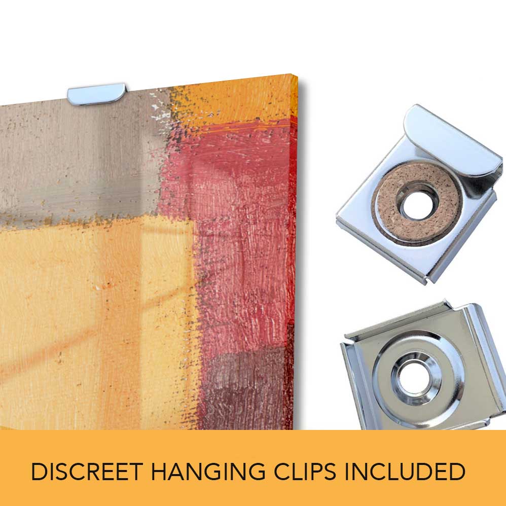 Always And Forever White glass print showcasing modern design and elegance, perfect for home decor.