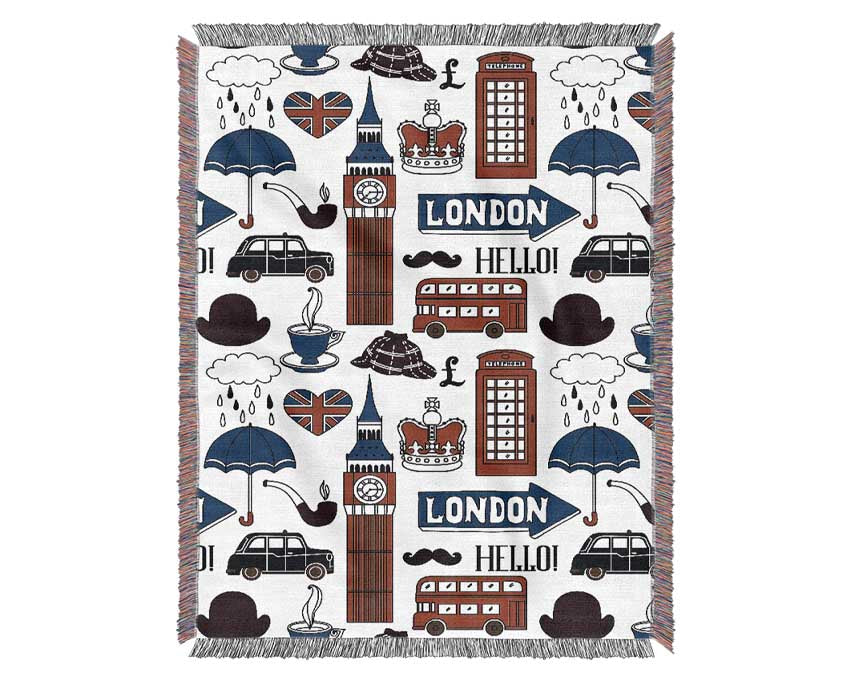 A luxurious 100% cotton throw blanket in a thermal weave, perfect for adding elegance to any bed or couch.