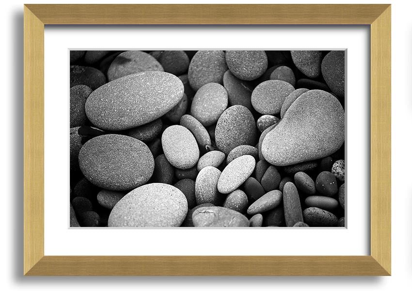 Amazing Love Rock B n W framed print showcasing a unique black and white design, ready to hang with multiple frame colour options.