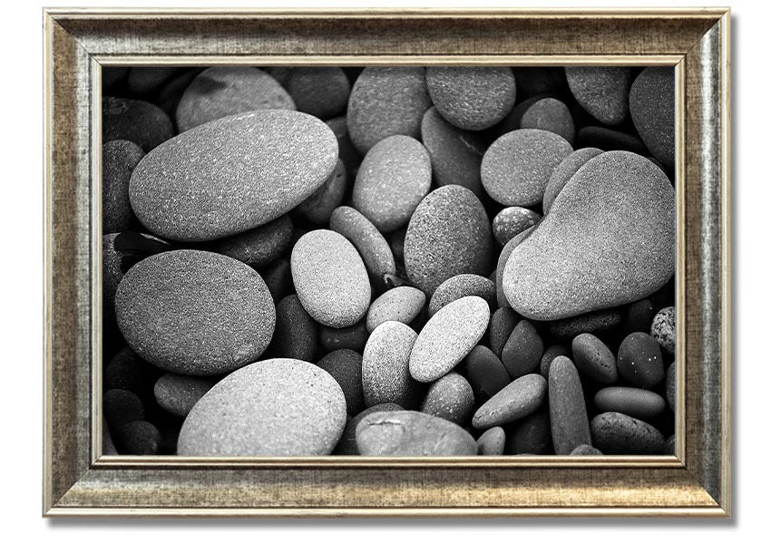 Amazing Love Rock B n W framed print showcasing a unique black and white design, ready to hang with multiple frame colour options.