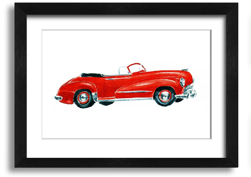 American Classic 15 framed print in various frame colors, showcasing elegant design and craftsmanship.