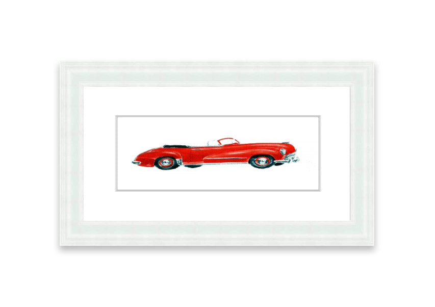American Classic 15 Cornwall framed print in various frame colors, showcasing elegant design and ready-to-hang feature.