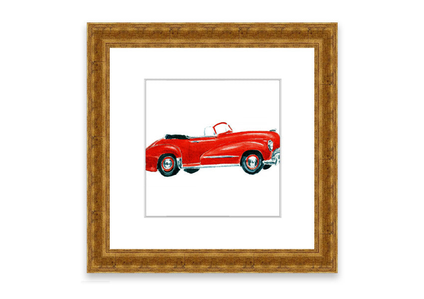 American Classic 15 Cornwall framed print in various frame colors, showcasing elegant design and ready-to-hang feature.