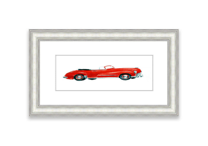 American Classic 15 Cornwall framed print in various frame colors, showcasing elegant design and ready-to-hang feature.