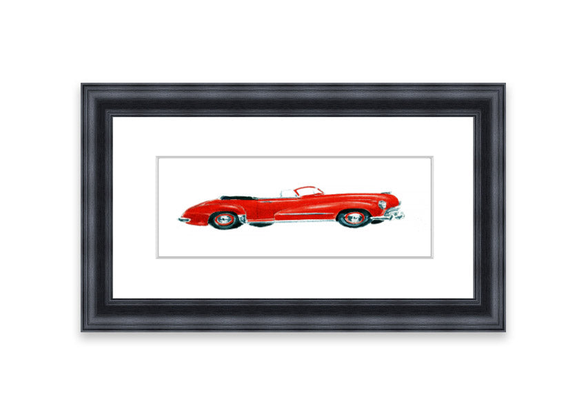 American Classic 15 Cornwall framed print in various frame colors, showcasing elegant design and ready-to-hang feature.