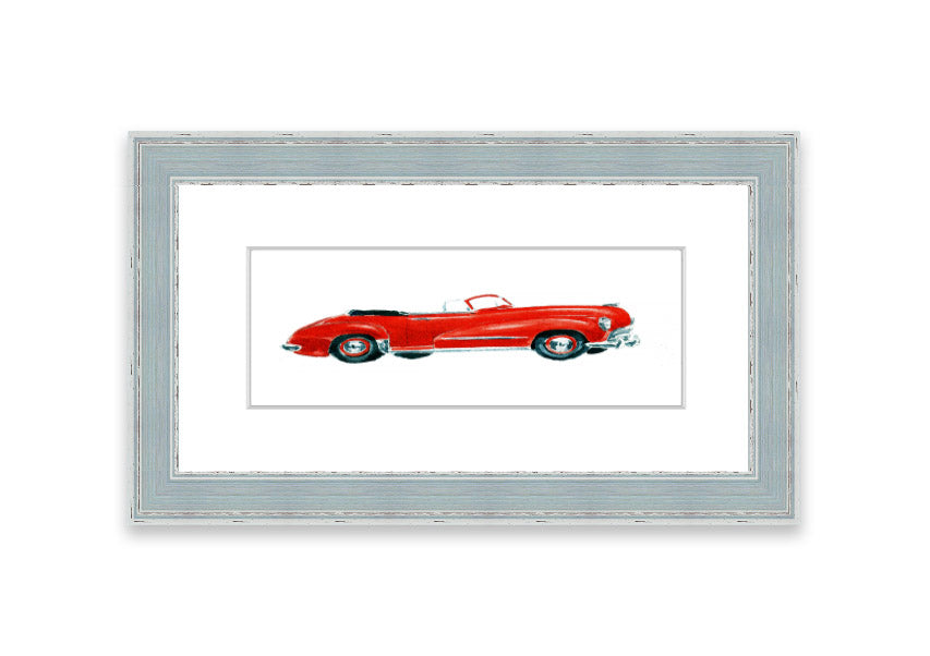 American Classic 15 Cornwall framed print in various frame colors, showcasing elegant design and ready-to-hang feature.