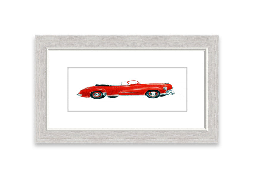 American Classic 15 Cornwall framed print in various frame colors, showcasing elegant design and ready-to-hang feature.