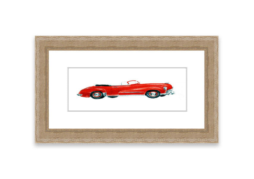 American Classic 15 Cornwall framed print in various frame colors, showcasing elegant design and ready-to-hang feature.