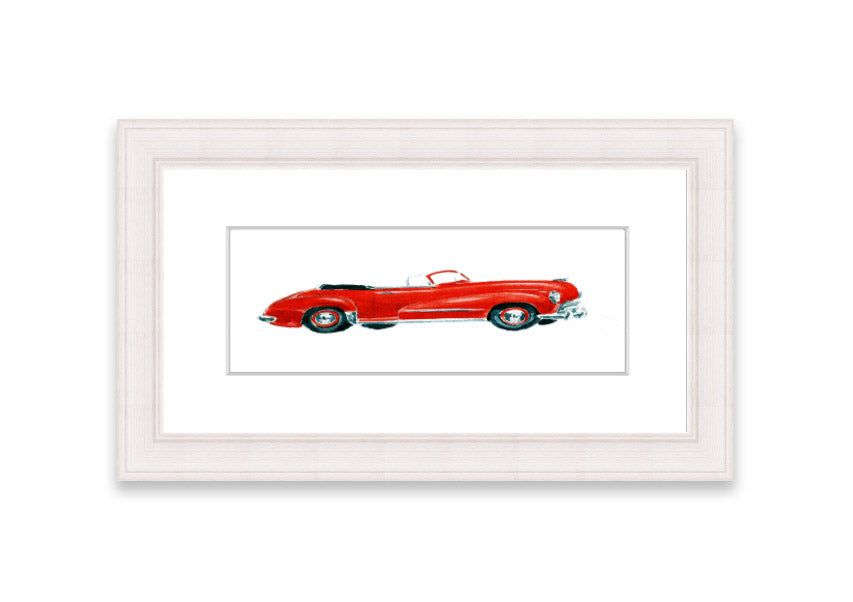 American Classic 15 Cornwall framed print in various frame colors, showcasing elegant design and ready-to-hang feature.