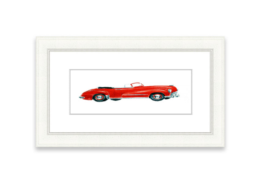 American Classic 15 Cornwall framed print in various frame colors, showcasing elegant design and ready-to-hang feature.