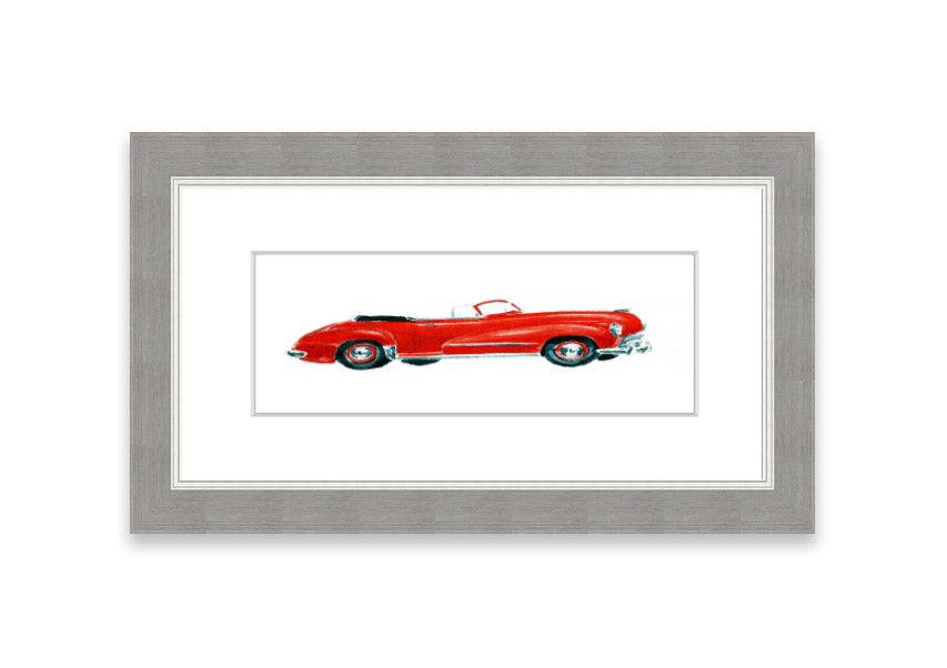 American Classic 15 Cornwall framed print in various frame colors, showcasing elegant design and ready-to-hang feature.