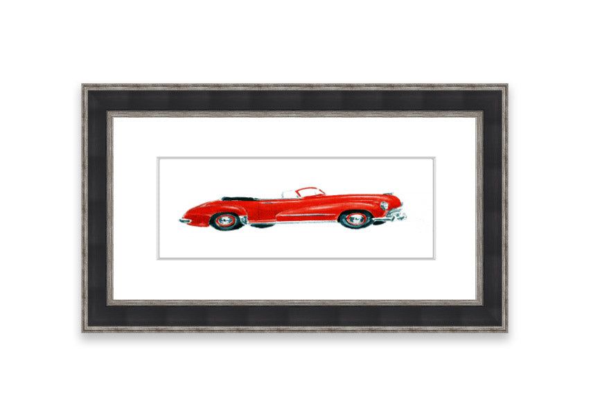 American Classic 15 Cornwall framed print in various frame colors, showcasing elegant design and ready-to-hang feature.