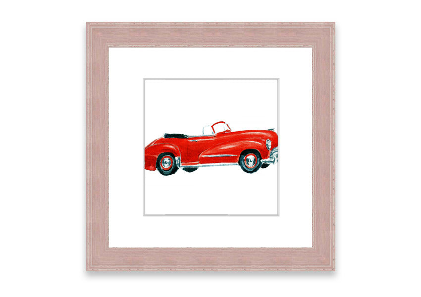 American Classic 15 Cornwall framed print in various frame colors, showcasing elegant design and ready-to-hang feature.