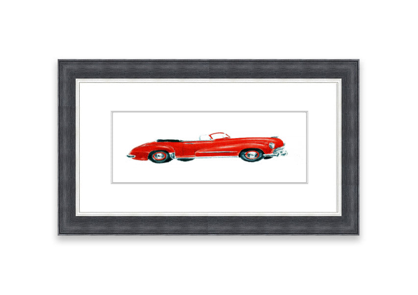 American Classic 15 Cornwall framed print in various frame colors, showcasing elegant design and ready-to-hang feature.