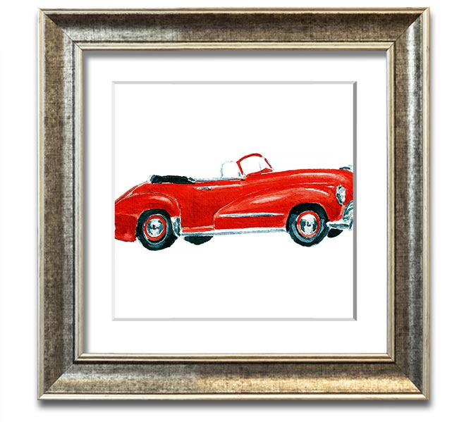 American Classic 15 Square Framed Print in various frame colors, showcasing its elegant design and handmade quality.
