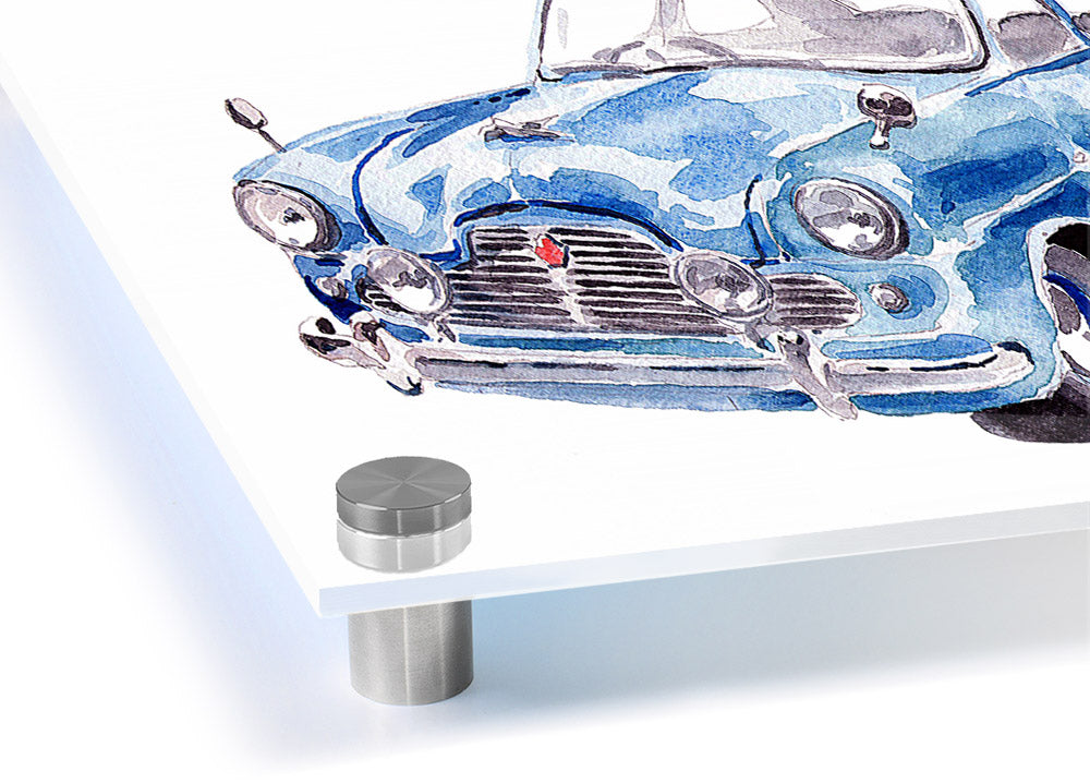 American Classic 4 acrylic print showcasing vibrant colors on 5mm thick acrylic glass, ready to hang.