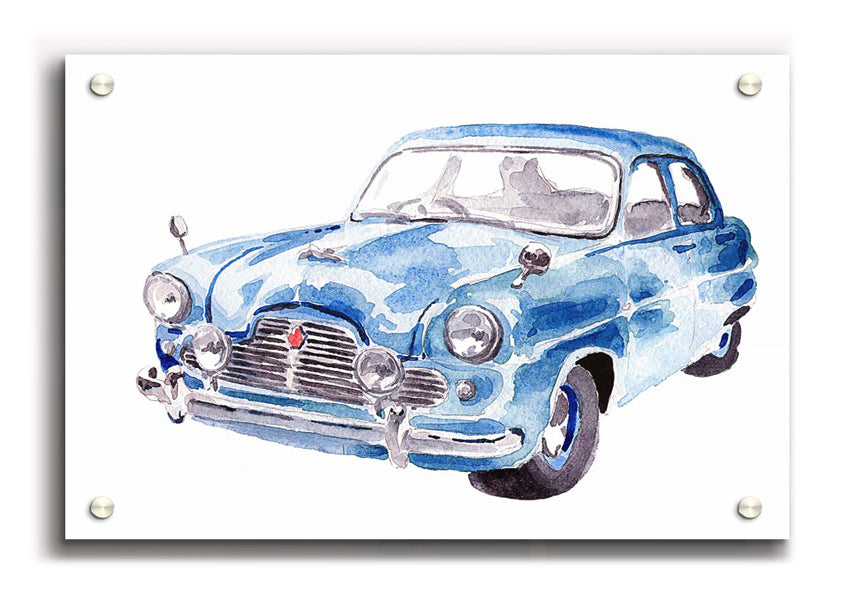 American Classic 4 acrylic print showcasing vibrant colors on 5mm thick acrylic glass, ready to hang.