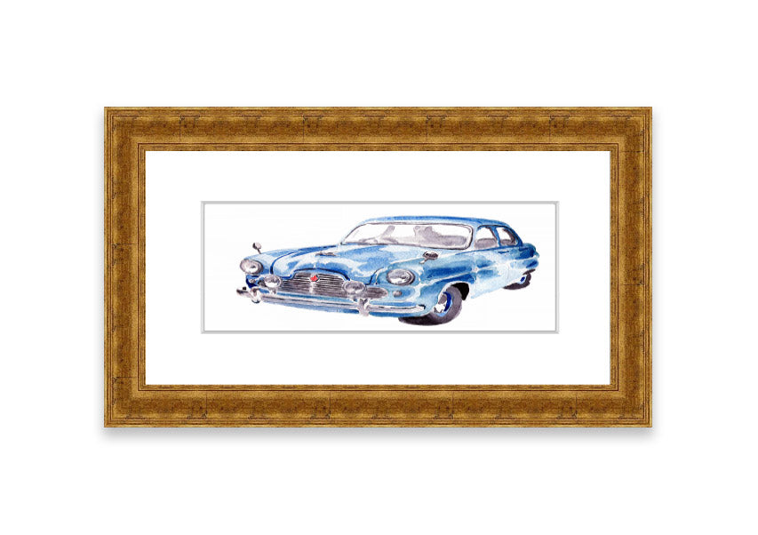 American Classic 4 Cornwall framed print showcasing vibrant artwork in a stylish frame, ready to hang.
